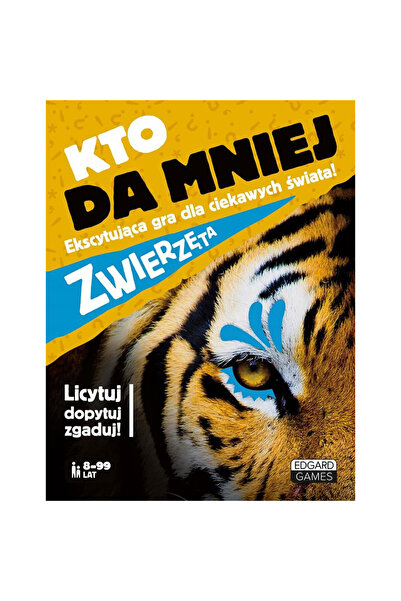 Edgard Joc de carti Games Kto da mniej Zwierzeta, joc de societate tematica a...