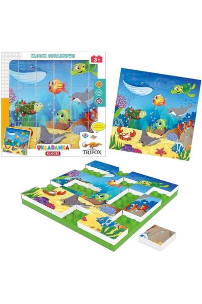Trifox Puzzle Trifox, 36 piese, multicolor, 3+ ani