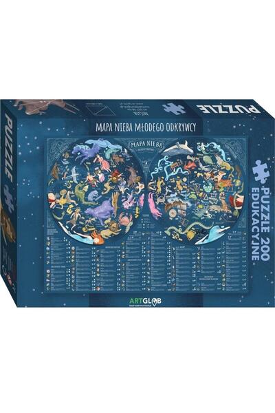 Artglob Puzzle clasic, Artglob, Carton, 200 de piese