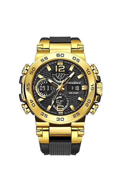 Foxbox Men's Luxury LCD Display Wristwatches Waterproof Military Quartz for M...