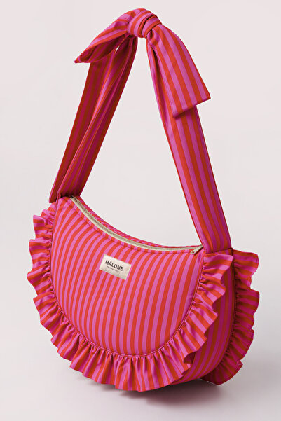 Malone Atelier Rosy Pop Ruffle Crossbody