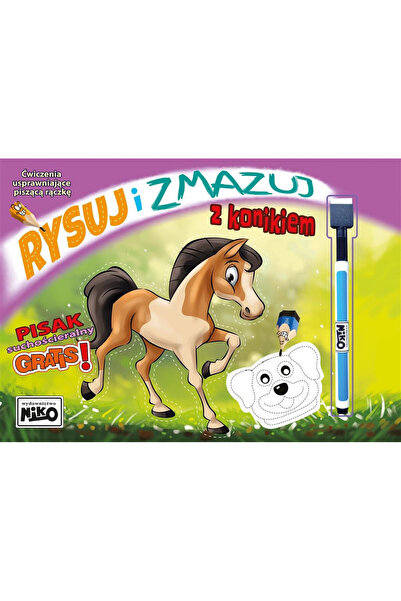 OEM Carte de desen/activitati Niko Deseneaza si sterge cu ponei, 16 pagini, c...