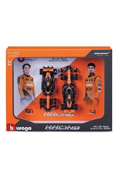 BBURAGO set 2 modele F1 McLaren MCL38 2024 Norris Piastri 1:43
