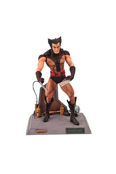 OEM Figurină de acțiune Marvel Select Wolverine fără mască, în costum maro, 1...