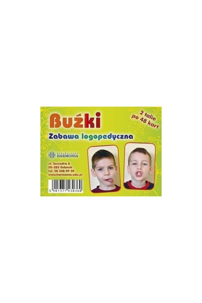 OEM Harmonia Buzki joc logopedic, cartonaj pentru exerciții de pronunție