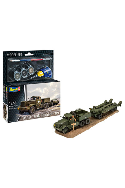 Revell Vehicul Militar Model Set M19 Tank Transporter Scara 1:76 Rev63364