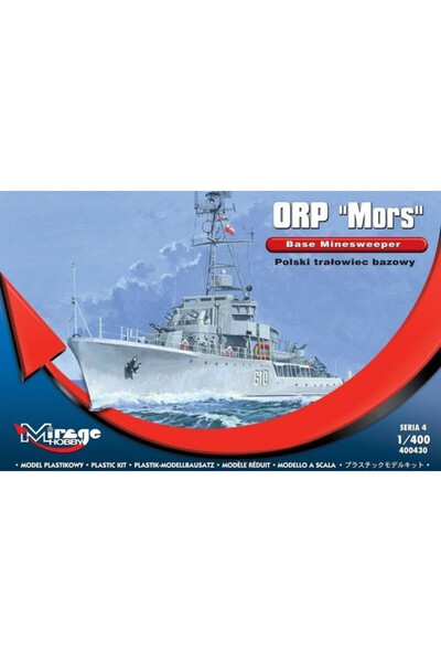OEM Model Dragorului ORP Mors 1:350 de la Mirage Hobby - Istoria Războiului Rece