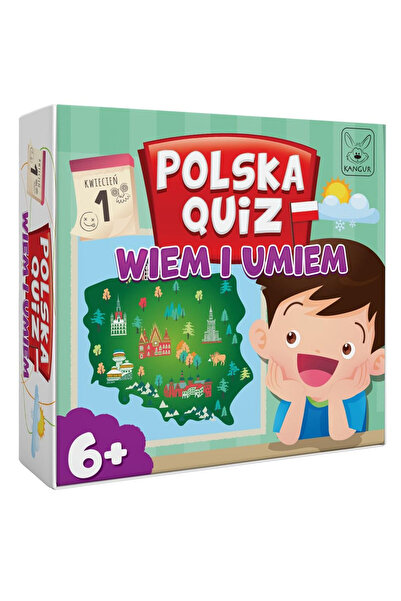 OEM Quiz Polonia: Stiu si Pot 6+ - Joc educativ interactiv de la Kangur