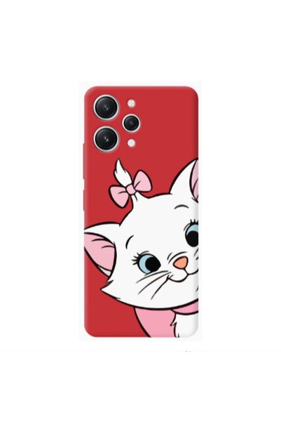 Other Xiaomi Redmi 12 I am here Red Colored Silicone TPU Θήκη