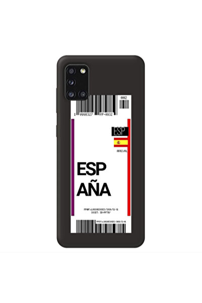Other Samsung A31 Espana Arrival Black Colored Silicone TPU Θήκη
