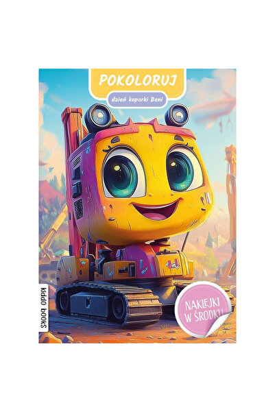 OEM Carte de colorat Books&Fun, excavator