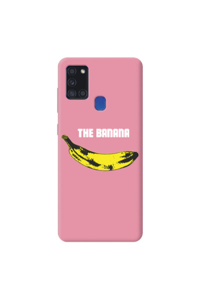 Other Samsung A21S The banana Pink Colored Silicone TPU Θήκη
