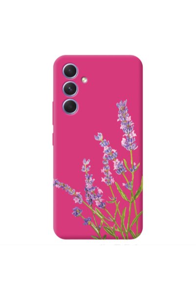 Other Samsung A54 Flowers 8 Fuchsia Colored Silicone TPU Θήκη