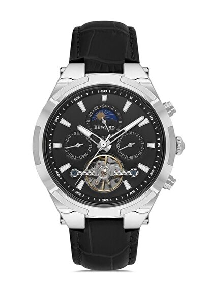 Reward Rd33013M Leather Cord Automatic Men Wrist Watch