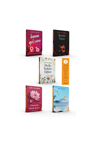 Destek Yayınları Adil Yıldırım 4 Kitap Set - Mutlu İlişkiler Defteri Hediyeli