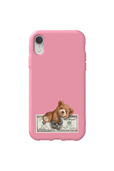 Other Apple iPhone Xr Money Style Pink Colored Silicone TPU Θήκη