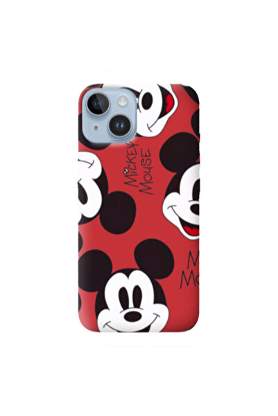 Other Apple iPhone 14 Plus Mickey Mouse Red Colored Silicone TPU Θήκη