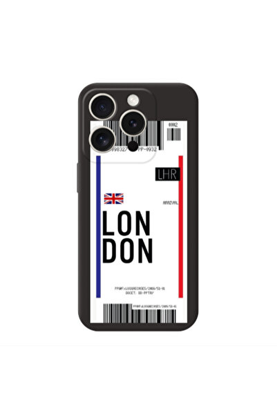 Other Apple Iphone 16 Pro Max London Arrival Black Colored Silicone TPU Θήκη