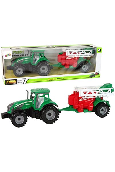 LeanToys Set tractor si pulverizator, leantoys, Plastic, Multicolor
