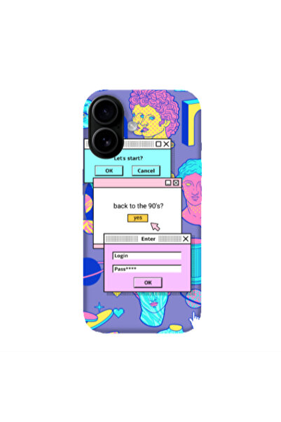 Other Apple Iphone 16 plus Enter Login Purple Colored Silicone TPU Θήκη