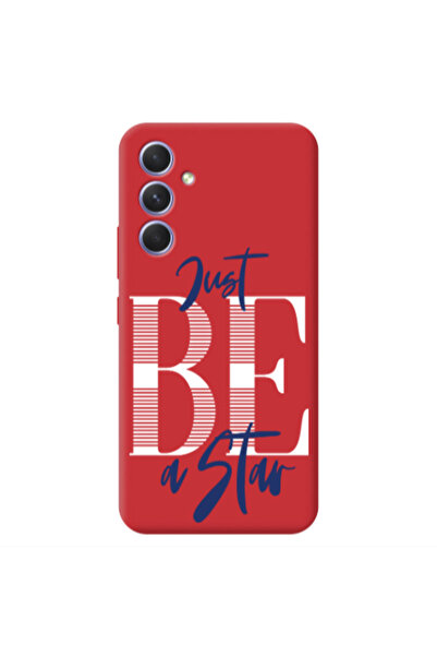 Other Samsung A54 Just Be a Star Red Colored Silicone TPU Θήκη