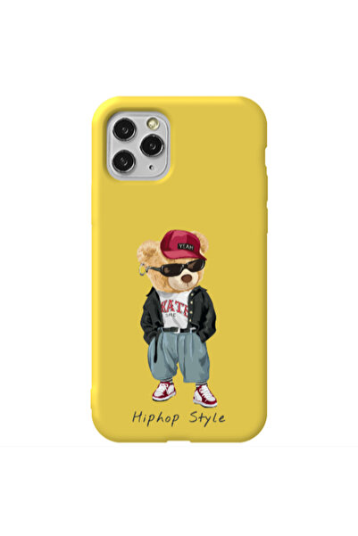 Other Apple iPhone 11 Pro Hip hop style Yellow Colored Silicone TPU Θήκη