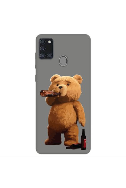 Other Samsung A21S Beer Time Grey Colored Silicone TPU Θήκη