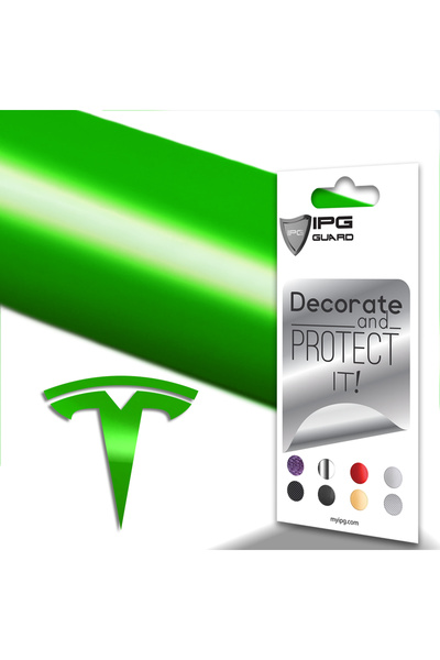 Ipg Set of 8 Custom Cut Logo Stickers for Tesla Model Y Steering Wheel Front ...
