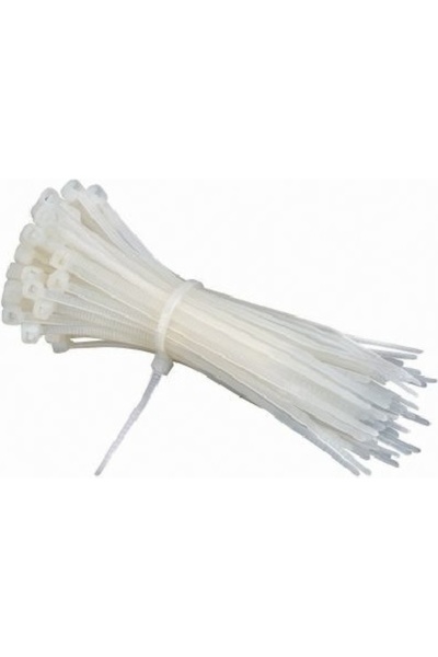 Zenith Kablo Bağı & Plastik Kelepçe & Cırt Kelepçe 3,6X370 mm Beyaz 100 Adet