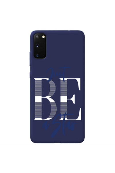Other Samsung S20 Just Be a Star Dark blue Colored Silicone TPU Θήκη