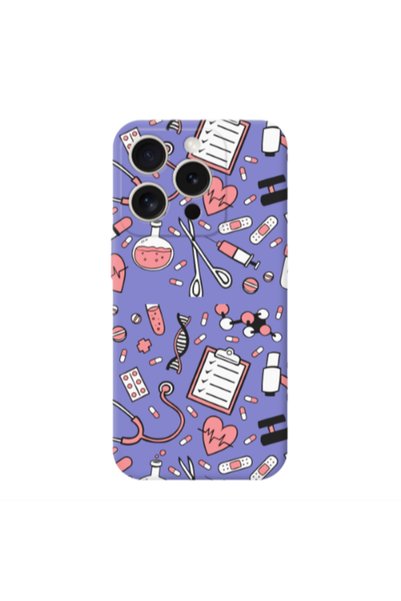 Other Apple Iphone 16 Pro Max Laboratory Purple Colored Silicone TPU Θήκη