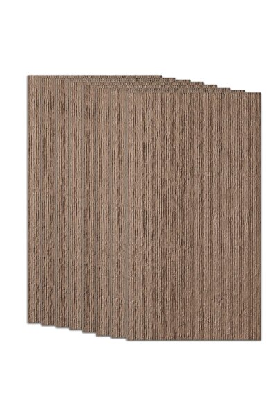 NEXTLY Dale decorative din ipsos cu aspect de piatră 60x120 cm, Maro, 8 buc.,...