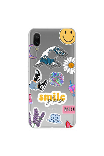 Other Xiaomi Redmi Note 7 Smile Moon Transparent Silicone TPU Θήκη