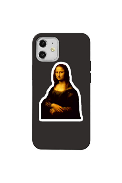 Other Apple iPhone 12 Davinci Black Colored Silicone TPU Θήκη