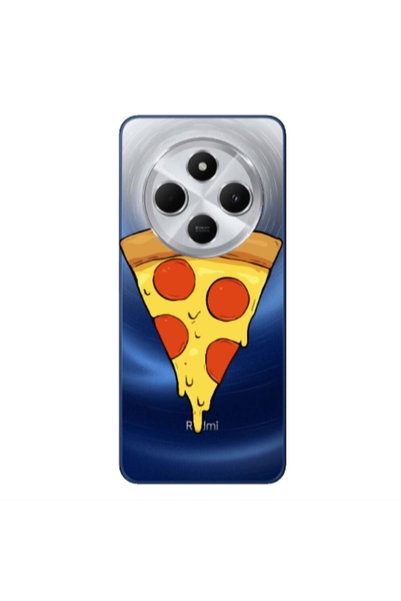 Other Xiaomi Redmi 14c Pizza Slice Transparent Silicone TPU Θήκη