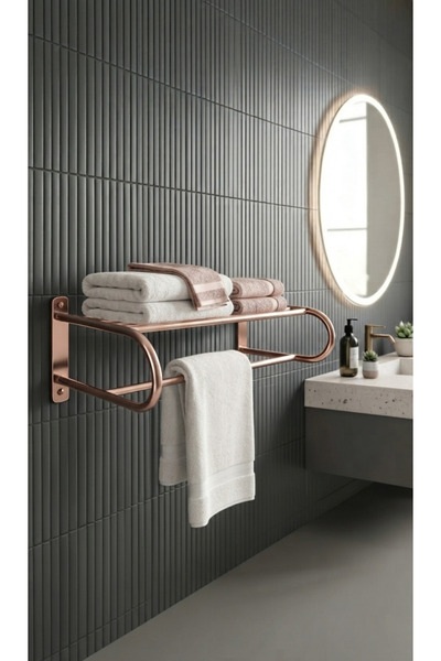 titanium design Otel Tipi Raf Havluluk
