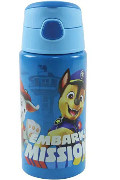 GİM Παιδικό Παγούρι Νερού Αλουμινίου Paw Patrol με Καλαμάκι 500ml Κωδικός: 55...