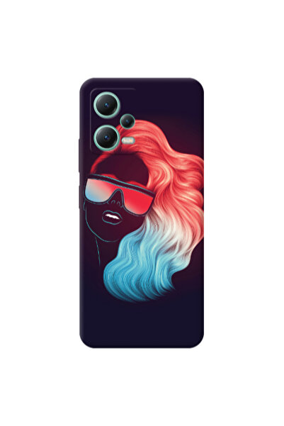 Other Xiaomi Redmi Note 12 Pro Plus 5G Girl with glasses Transparent Silicone...