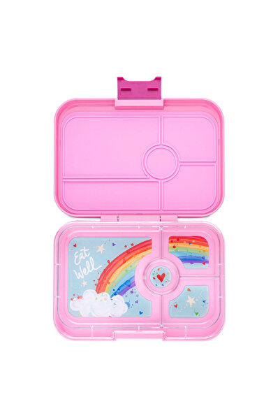 YumBox Δοχείο φαγητού ενηλίκων Τάπας Κάπρι Ροζ Ουράνιο Τόξο 4 θήκες