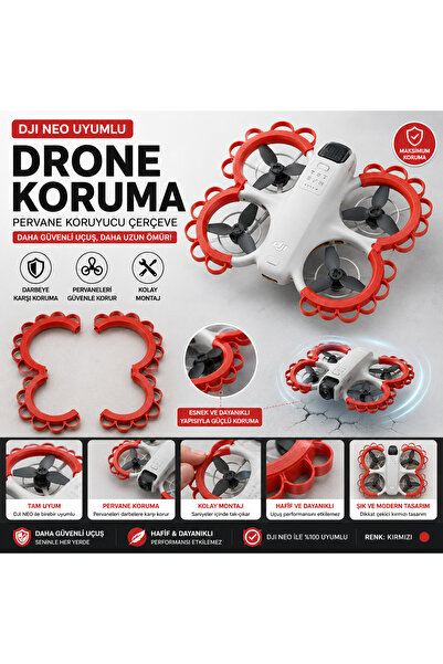 AdaBahçe Tarım DJI Neo Uyumlu Pervane Koruyucu Çerçeve | Tam Koruma Seti | Ha...