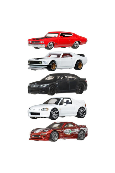 mattel Set 10 masinute die-cast Fast & Furious multicolor 4x13x17cm