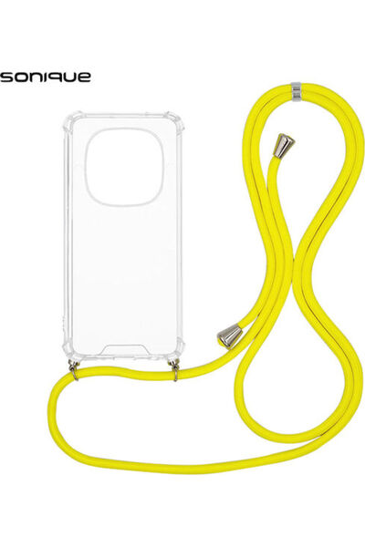 Other Sonique Armor Διαφανής Θήκη Σιλικόνης με Κορδόνι για Xiaomi Redmi Note ...