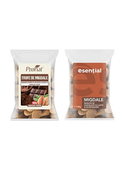 Pronat Pachet Delicii cu migdale: Trufe de migdale + Migdale în ciocolată cu ...
