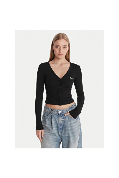 Guess Cardigan de damă V6RP06K8RT2 Negru