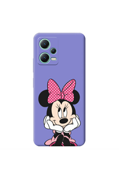 Other Xiaomi Redmi Note 12 Pro 5G Minnie 2 Purple Colored Silicone TPU Θήκη