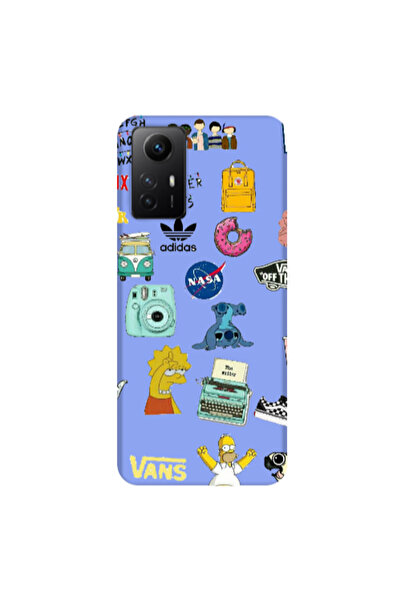 Other Xiaomi Redmi Note 12s Mixed up 3 Light Purple Colored Silicone TPU Θήκη
