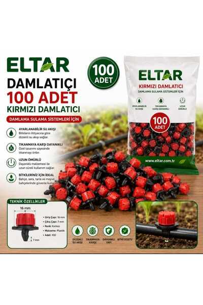 ELTAR 100 ADET DAMLATICI MEME DAMLAMA SULAMA PARÇASI APARATI