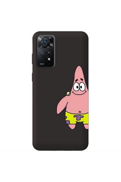 Other Xiaomi Redmi Note 11 4G Spong 1 Black Colored Silicone TPU Θήκη