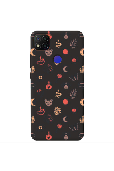 Other Xiaomi Redmi 9c Magic potion Black Colored Silicone TPU Θήκη