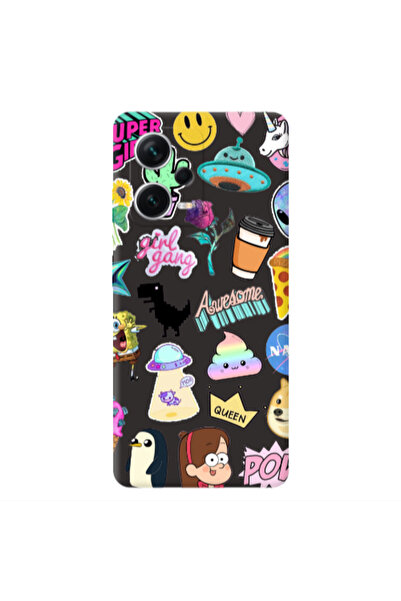 Other Xiaomi Poco X5 Cartoon queen Black Colored Silicone TPU Θήκη
